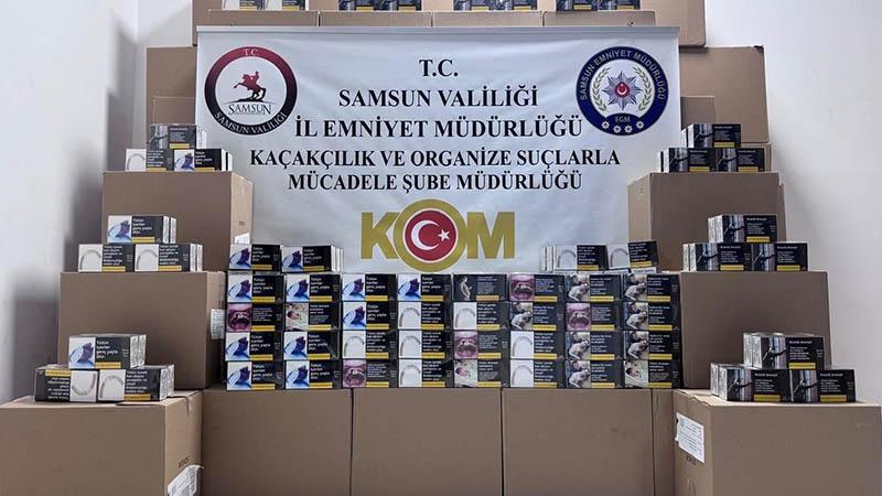 790 bin makaronu depoya indirirken suçüstü yakalandı