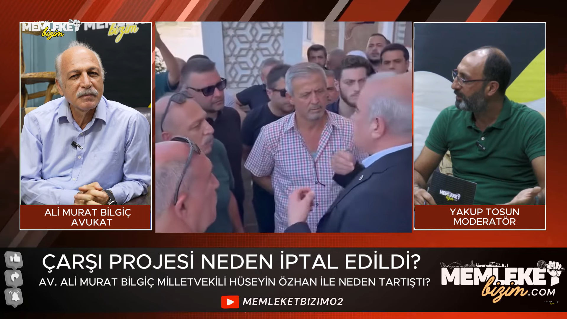 Memleket Meselesi l Av. Ali Murat Bilgiç Çarşı Projesi İptalini Anlatıyor.