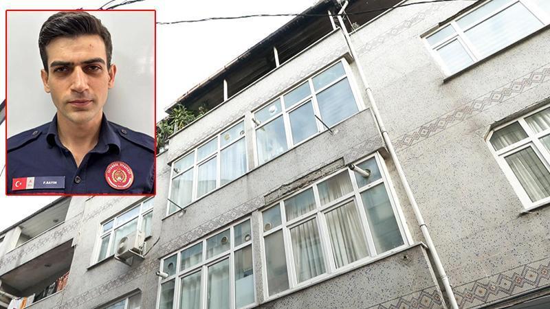 Esenler'de yangına müdahale sırasında çatıdan düşen itfaiye eri hayatını kaybetti