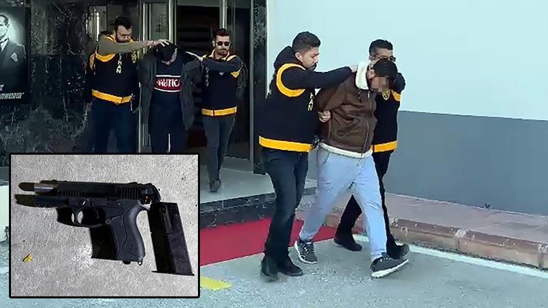 İş insanını silahla tehdit edip, 2 milyon lira haraç istediler