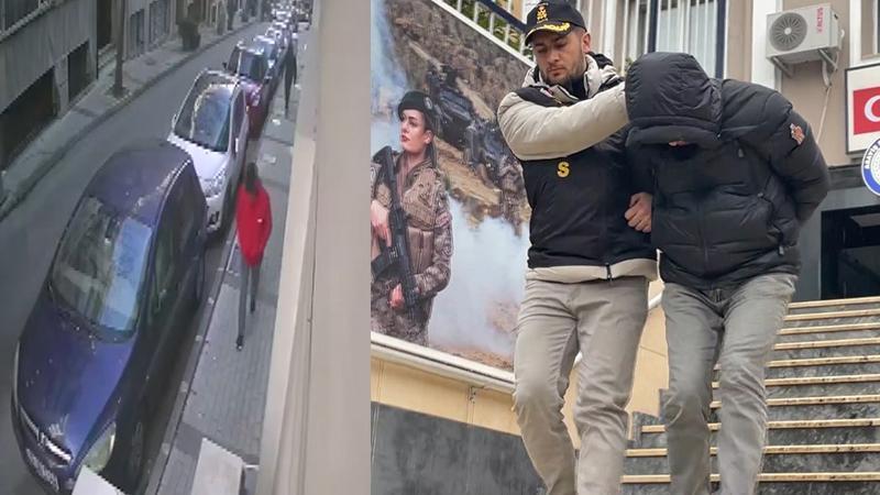 Şişli'de girdiği evden yaklaşık 2 milyon lira değerinde ziynet eşyası çalan şüpheli kamerada